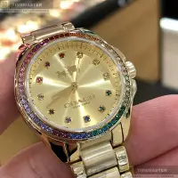 在飛比找Yahoo!奇摩拍賣優惠-COACH手錶,編號CH00064,32mm金色圓形精鋼錶殼