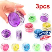 3 Pack Trick Speed Gifts Light Up Kids Toys Clutch Mechanism YoYo Ball Toys