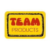 TEAM PRODUCTS - Yellow Red plate decal - old school bmx