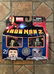 Marvel Minimates SENATE HEARING TONY STARK & MARK I IRON MAN Movie 2 TRU MCU