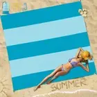 Beach Blanket Sandproof Waterproof 78''×81''1-5 Adults OversizedCompact Light...