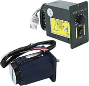 Variable Speed Motor, Low Noise AC220V Geared Motor and Controller Single Phase Heat Resistant Reversible for Cutting Machine (2800R Per Minute (10 to 2800RPM))