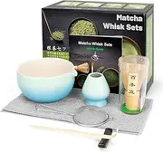 GUIGA 7pcs Matcha Japanese Ceremony Kit, Matcha Whisk Set