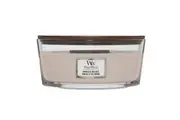 WoodWick 453g Scented Fragrance Soy Wax Candle Vanilla & Sea Salt Ellipse Pink