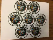 7 ZERO GRAVITY BREWERY Beer Brewing Company Stickers Hummingbird Burlington VT