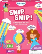 Skillmatics Art & Craft Kit - Snip, Snip Unicorns & Princesses, Multicolor