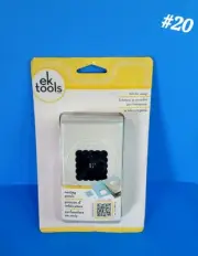 EK Tools BNIP PAPER NESTING PUNCH RETIRED 1 1/4 SCALLOPED SQUARE Scrapbooking