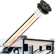 On and Off Switches | 12V Low Voltage Switches | on Off Interior Accessories, Nut Fastening Mount with Pre-Wired Leads for Automotive RV Truck Marine