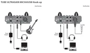 【音響世界】新款BEHRINGER  MIC500 USB真空管放大USB錄音介面/音效卡-展示機