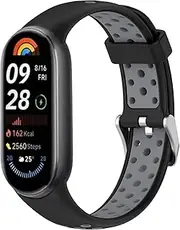 TOPBD Silicone Strap For Xiaomi Smart Band 9 Smartwatch Sport Wristband Correa Accessories For Mi Band 8 8 NFC 9 Replacement Bracelet