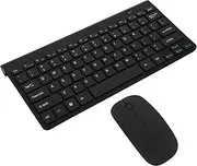 Wireless Keyboard and Mouse Set Simple Design Quiet Operation Ergonomic Layout for