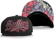 [Sullen] Puma Tattoo Lifestyle Graphic Snapback Flat Bill Hat Black