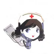 Doctor Nurse Cartoon Retractable Badge Reel Student Exhibition Pull Key ID Name Card Lanyard Badge Holder School Office Supply