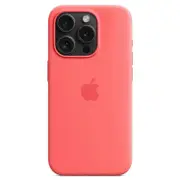 For iPhone 15 Pro Max Case Silicone Magnetic Phone Cover Compatible with MagSafe Red
