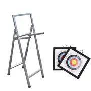 Folding Target Stand Power-Stop Archery Foam Targets for Arrow Shooting