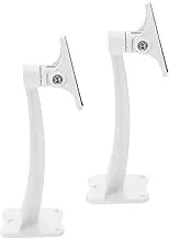 Operitacx 2pcs Security Camera Bracket Aluminum Alloy Wall Mount for Monitor Cameras Adjustable Angle Home Office Use