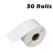 30Rolls 2x1 Direct Thermal 1300 Labels for Zebra LP2824 LP2844 LP2442 TLP2844
