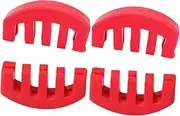 ERINGOGO 4pcs Rubber Violin Silencers Professional Mutes for Quiet Practice for Beginners Advanced Players Durable Easy to Use Protects Your Violin From Scratches