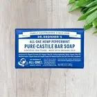 Dr. Bronners - Pure-Castile Bar Soap Peppermint 5 ounce 6-Pack