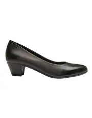 [Sandler] Ollie Heeled Shoes in Black Leather