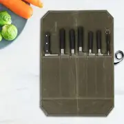 Portable Chef Roll Bag Cooking Tools Storage for Kitchen Camping Travel