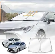 X-Car Windscreen Sun Shade for Toyota Corolla Hatch Sedan 2018-2025 Blocks UV Rays Foldable Custom Wind Screen Sun Visor Protector