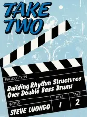 Take Two Percussion Double Bass Snare Drum Cymbal Pop Rock Music Lesson Book