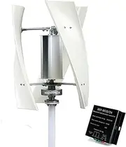 HUIZHITENGDA 48V AC 3000W-5000W Wind Power Generator MPPT Controller, 3 Blades Wind Turbine Generator Auto Adjust Windward Home Use