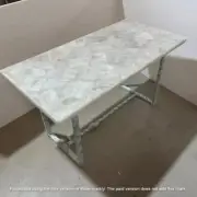Crystal White Quartz Stone Dining Table Top Sofa Center Table Modern Furniture