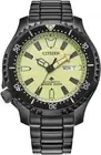 Citizen Men's Eco-Drive Promaster Dive Automatic Black IP Stainless Steel Watch
