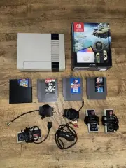 Nintendo Switch OLED Legend of Zelda Original NES With Games Console Package
