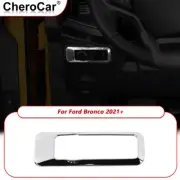 Head Light Switch Cover Trim Interior Chrome Accessories for Ford Bronco 2021+ (for: Ford)