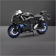 Die-cast 1:12 for Suzuki GSX-R1000 Motorcycle Models Car Diecast Alloy Shock Absorption Sliding Motors Simulated Mini Vehicle Miniature Vehicle(Black)