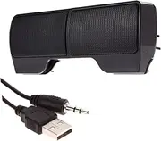 OSALADI USB Computer Speaker Clip Stylish Loudspeaker Box for Home Office Compatible with Laptops Tablets and Phones Easy Volume Control USB Powered Interface