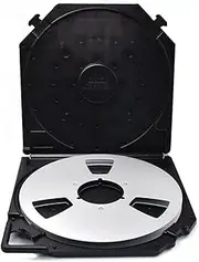 Snblzhef Empty Take Up Reels Storage Box with 10 Inch Empty Takeup Reel Full Protection Carrying Case for 10 Inch Sound Tapes B