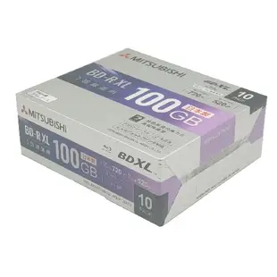 【日本製造】單片款-Mitsubishi三菱可印式Printable BD-R XL 4X 100G 藍光光碟片