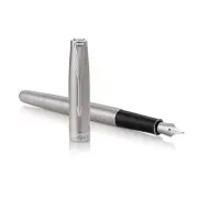 PARKER Fountain Pen F Fine Point Sonnet Stainless Steel CT 1950869AS Dual-use Re