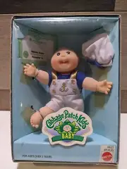 VTG NEW SEALED 11/17/1997 Cabbage Patch Kids Doll GIRL Bald Brown Eyes