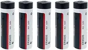 HOUYIBO 5PCS ER14505 3.6V 2700mAh AA Size Replacement Long-Lasting Power Non-Rechargeable Lithium Battery for PLC Industrial Cell