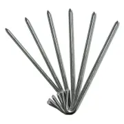 Heavy Duty Steel 5/8x24 Hook Stakes Tents Inflatables Camping Anchor 50 Pack