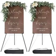 Easel Stand for Wedding Sign Poster 63'' Instant Display Easel for Floor Adju...