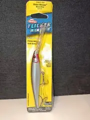 Berkley Flicker minnow - Size 11 - 1/2 oz. - 4-1/4" - black silver