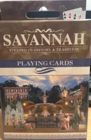 Savannah Steeped in History &Tradition Playing Cards (New Sealed) #764169000201