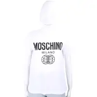 在飛比找Yahoo奇摩購物中心優惠-MOSCHINO Smiley 笑臉聯名印花白色棉質TEE 