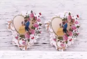 5 pc. Planar Resin Hair Bow Center 1068156 Beauty and the Beast Belle Princess