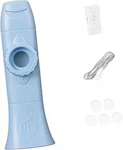 Frediuo Kazoo Easy to Play Accompaniment with Neck Hanging Lace Musical Instruments Kids Toy for Piano Beginner Violin Ukulele Kids, Blue