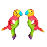 1 Pair of Sunlounger Towel Clips - Parrot - Sunbed Beach Towel Clips