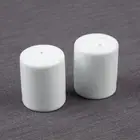 Salt and Pepper shaker set. White porcelain
