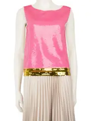 Pink Sequinned Top