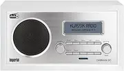 IMPERIAL DABMAN 30 Digital Radio (DAB+ / DAB/FM, Aux in, with Power Supply) White